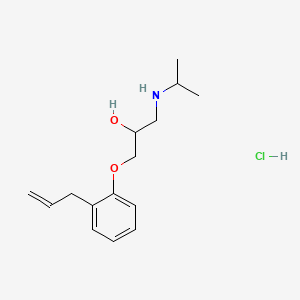 molecular formula C15H24ClNO2 B1667001 Alprenolol hydrochloride CAS No. 15132-12-4