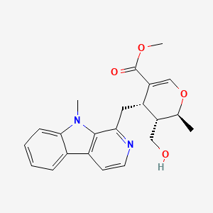 molecular formula C22H24N2O4 B1667004 Alstonidine CAS No. 25394-75-6