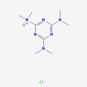 molecular formula C9H19ClN6 B1667005 Altretamine hydrochloride CAS No. 2975-00-0
