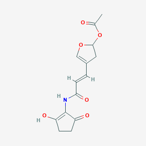 molecular formula C14H15NO6 B1667011 Reductiomycin CAS No. 68748-55-0