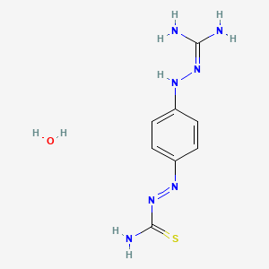molecular formula C8H13N7OS B1667015 Ambazone monohydrate CAS No. 6011-12-7