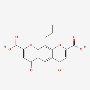 molecular formula C17H12O8 B1667019 Ambicromil CAS No. 58805-38-2