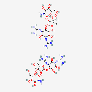 molecular formula C42H80N14O24 B1667020 Streptoduocin CAS No. 8017-59-2