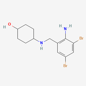 molecular formula C13H18Br2N2O B1667023 Ambroxol CAS No. 18683-91-5
