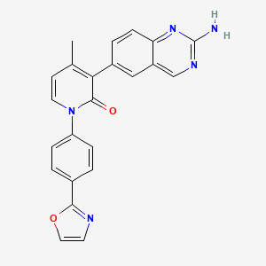 molecular formula C23H17N5O2 B1667033 c-Kit-IN-5-1 