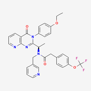 molecular formula C32H28F3N5O4 B1667035 Amg-487 CAS No. 473719-41-4