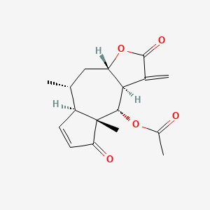 molecular formula C17H20O5 B1667053 Bigelovin CAS No. 3668-14-2