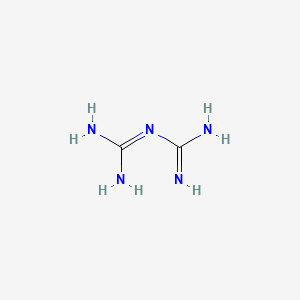 molecular formula C2H7N5 B1667054 双胍 CAS No. 56-03-1
