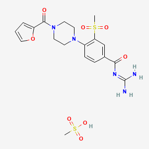 molecular formula C19H25N5O8S2 B1667055 Biib-513 CAS No. 265986-98-9