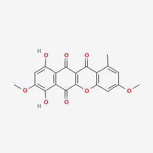 molecular formula C20H14O8 B1667059 Bikaverin CAS No. 33390-21-5
