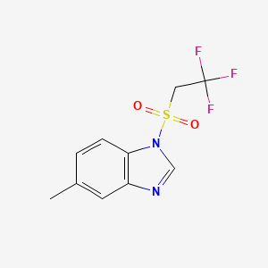 molecular formula C10H9F3N2O2S B1667063 BI-L 45XX CAS No. 111317-77-2