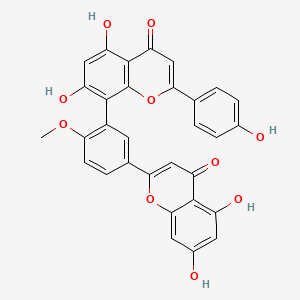 molecular formula C31H20O10 B1667069 Bilobetin CAS No. 521-32-4