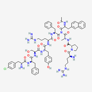 molecular formula C74H92ClN17O13 B1667071 LHRH-Ncpapa CAS No. 106881-54-3