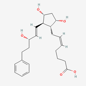 molecular formula C23H32O5 B1667076 Bimatoprost Acid CAS No. 38344-08-0