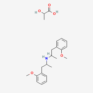 molecular formula C23H33NO5 B1667078 Bimethoxycaine lactate CAS No. 24407-55-4