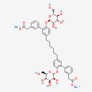 molecular formula C46H52Na2O16 B1667081 Bimosiamose Disodium CAS No. 187269-60-9