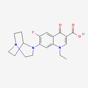 molecular formula C19H22FN3O3 B1667086 Binfloxacin CAS No. 108437-28-1