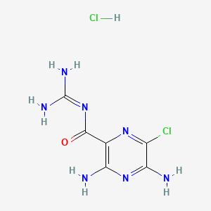 molecular formula C6H9Cl2N7O B1667096 盐酸氨苯喋啶 CAS No. 2016-88-8