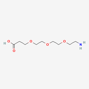 molecular formula C9H19NO5 B1667101 3-(2-(2-(2-Aminoethoxy)ethoxy)ethoxy)propanoic acid CAS No. 784105-33-5