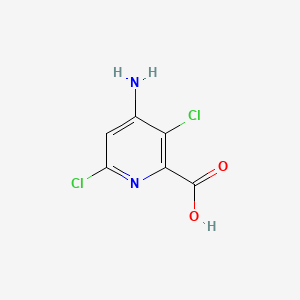 molecular formula C6H4Cl2N2O2 B1667105 氨嘧啶草酯 CAS No. 150114-71-9