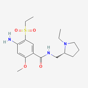 molecular formula C17H27N3O4S B1667121 Aramisulpride CAS No. 71675-90-6