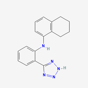 1H-Tetrazole, 5-(o-((5,6,7,8-tetrahydro-1-naphthyl)amino)phenyl)-