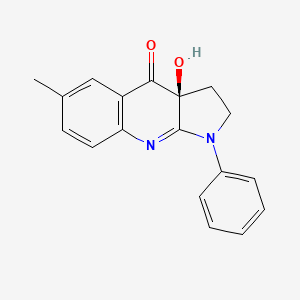 molecular formula C18H16N2O2 B1667133 (S)-blebbistatin CAS No. 856925-71-8