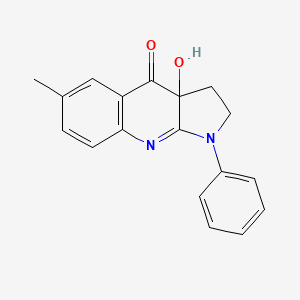 molecular formula C18H16N2O2 B1667134 (+)-Blebbistatin CAS No. 674289-55-5