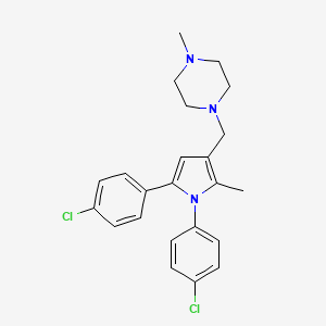 molecular formula C23H25Cl2N3 B1667142 BM212 CAS No. 146204-42-4