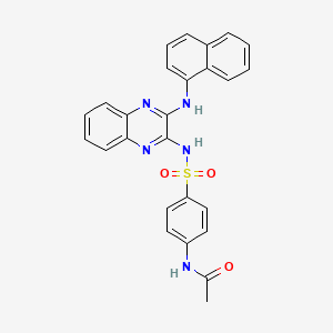 molecular formula C26H21N5O3S B1667144 BMD4503-2 CAS No. 301357-87-9