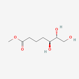 molecular formula C8H16O5 B1667149 (5S,6R)-甲基 5,6,7-三羟基庚酸酯 CAS No. 78606-80-1