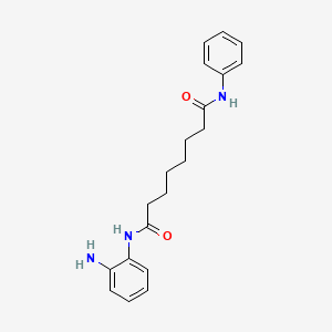 molecular formula C20H25N3O2 B1667151 N1-(2-aminophenyl)-N8-phenyloctanediamide CAS No. 537034-17-6