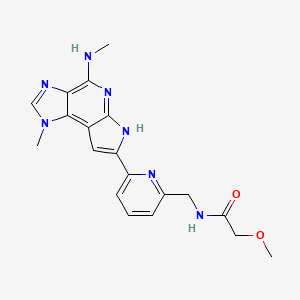 molecular formula C19H21N7O2 B1667158 Bms-066 CAS No. 914946-88-6