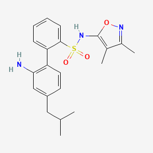 molecular formula C21H25N3O3S B1667170 BMS-187308 CAS No. 153624-15-8