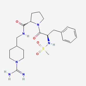 molecular formula C22H34N6O4S B1667174 BMS-189664 CAS No. 162166-80-5