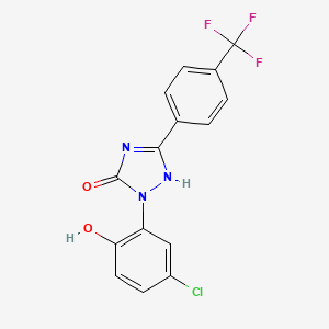molecular formula C15H9ClF3N3O2 B1667176 BMS-192364 CAS No. 202822-21-7