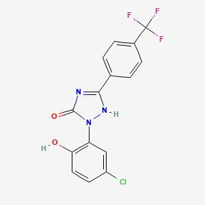 molecular formula C15H9ClF3N3O2 B1667176 Unii-1NC8D8P7QF CAS No. 202822-21-7