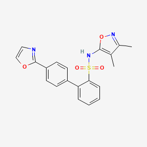 molecular formula C20H17N3O4S B1667177 BMS-193884 CAS No. 176960-47-7