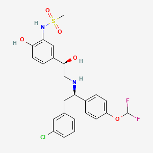 molecular formula C24H25ClF2N2O5S B1667184 BMS-210285 CAS No. 344607-69-8