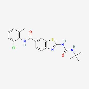 molecular formula C20H21ClN4O2S B1667187 BMS-243117 CAS No. 225521-80-2