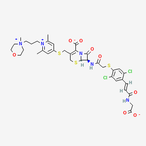 molecular formula C36H41Cl2N5O8S3 B1667188 Unii-KG8365V22L CAS No. 307316-55-8