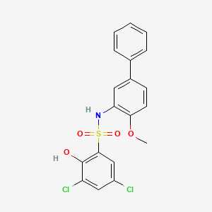 molecular formula C19H15Cl2NO4S B1667198 BMS-303141 CAS No. 943962-47-8