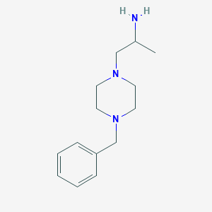 molecular formula C14H23N3 B166720 1-(4-Benzylpiperazin-1-yl)propan-2-amine CAS No. 133025-64-6