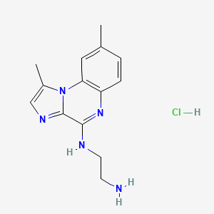 1,2-Ethanediamine, N-(1,8-dimethylimidazo(1,2-a)quinoxalin-4-yl)-, monohydrochloride