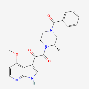 molecular formula C22H22N4O4 B1667207 (S)-BMS-378806 CAS No. 357263-14-0