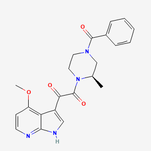 molecular formula C22H22N4O4 B1667208 Bms-378806 CAS No. 357263-13-9