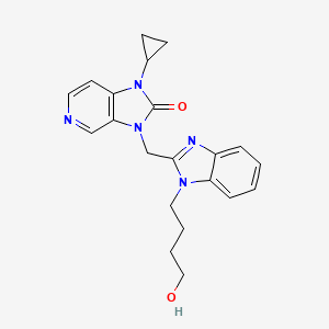 molecular formula C21H23N5O2 B1667210 BMS-433771 CAS No. 543700-68-1