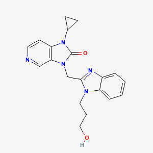 molecular formula C21H23N5O2 B1667211 BMS-433771 CAS No. 380603-10-1