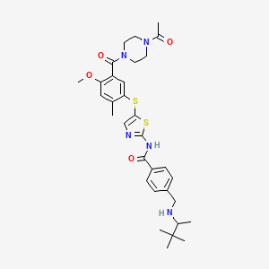 molecular formula C32H41N5O4S2 B1667217 BMS-509744 CAS No. 439575-02-7