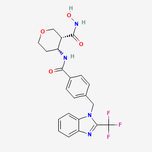 molecular formula C22H21F3N4O4 B1667222 BMS-566394 